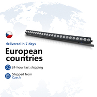 LED 24x12w RGBWA UV 6in1 Pixel Control indoor color light strip DMX512 control professional DJ bar wall light stage light