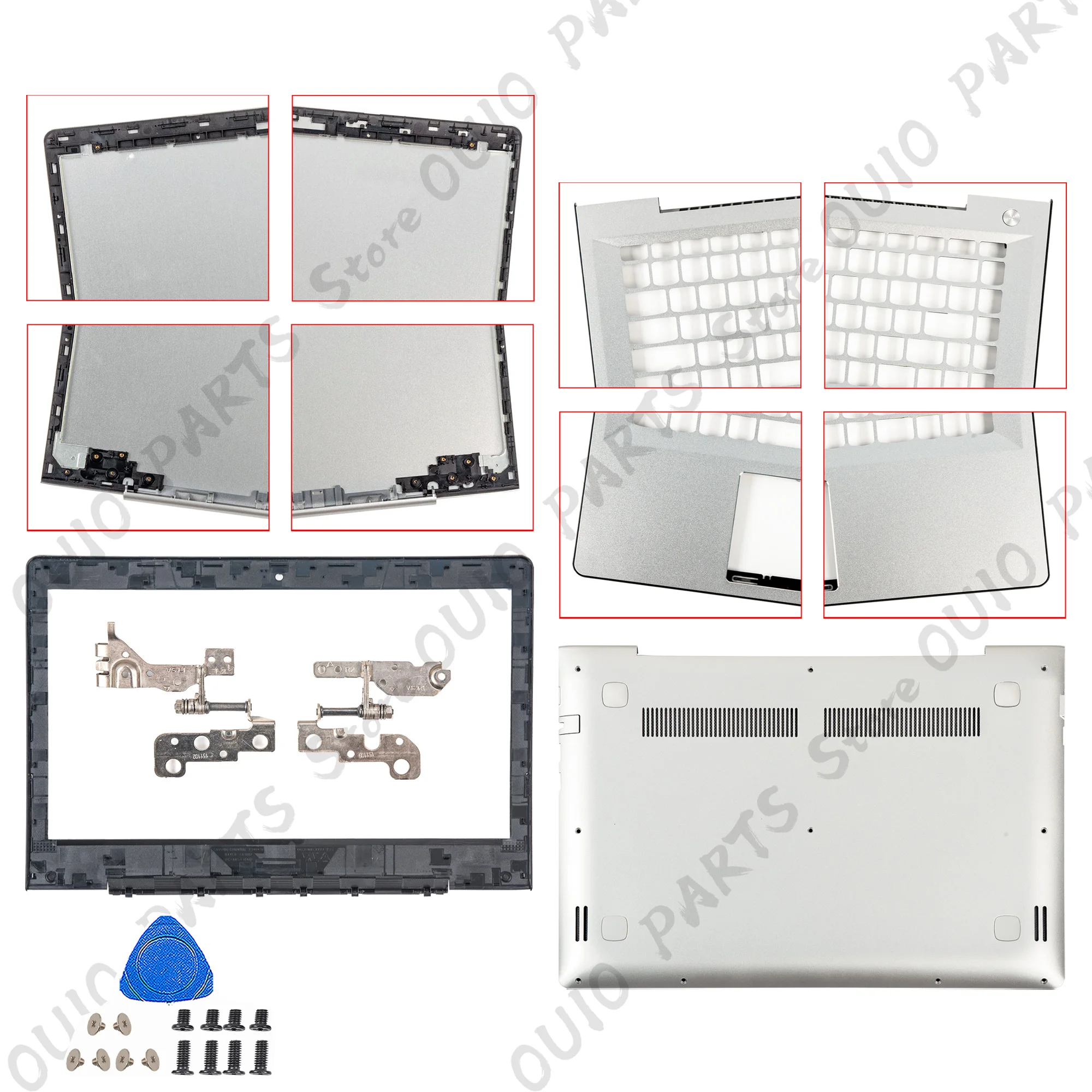 

New for S41 S41-70 S41-75 U41-70 500S-14ISK 300S-14ISK LCD Back Cover Front Bezel Palmrest Bottom Case PC Repair