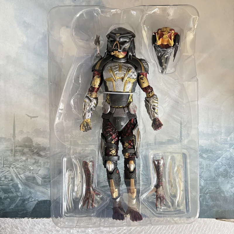 Fugitivo predador neca figura de ação predadores pvc modelo brinquedo colecionável figuras alienígenas presente aniversário 18cm
