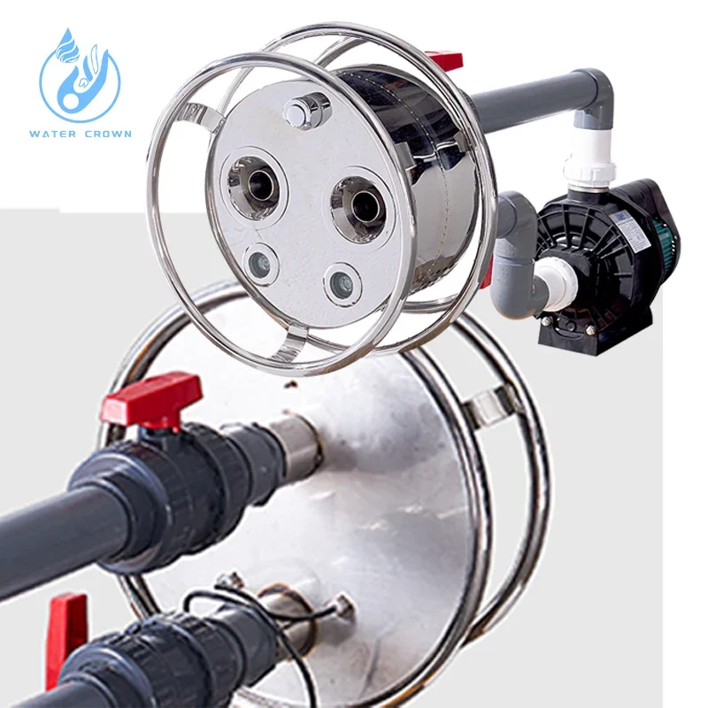 Stainless Steel 304 Counter Current Trainer Pool Counterflow Jets Stream System Pump For Swimming Pool Exercise