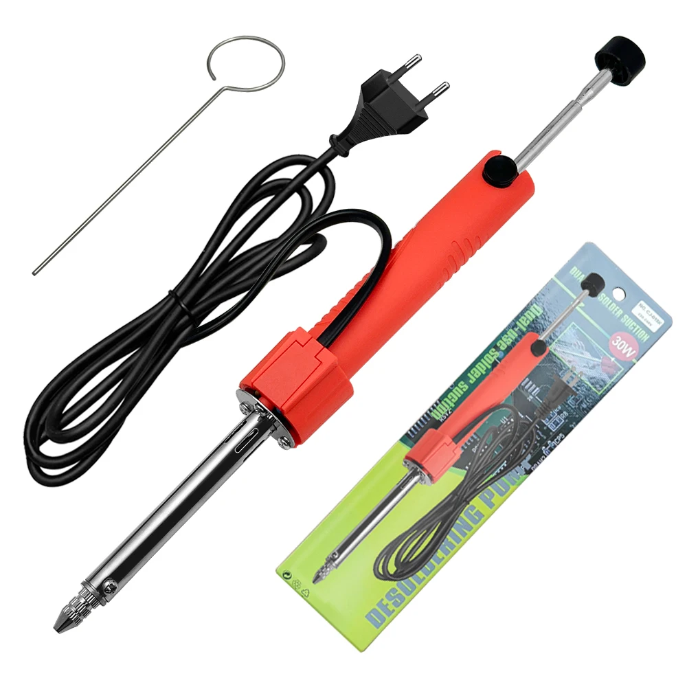 LF 30W elektrothermischer Lötsauger Schweißen Vakuum Entlötpumpe/Lötkolben/Entfernung Lötkolben Stift Schweißreparaturwerkzeug