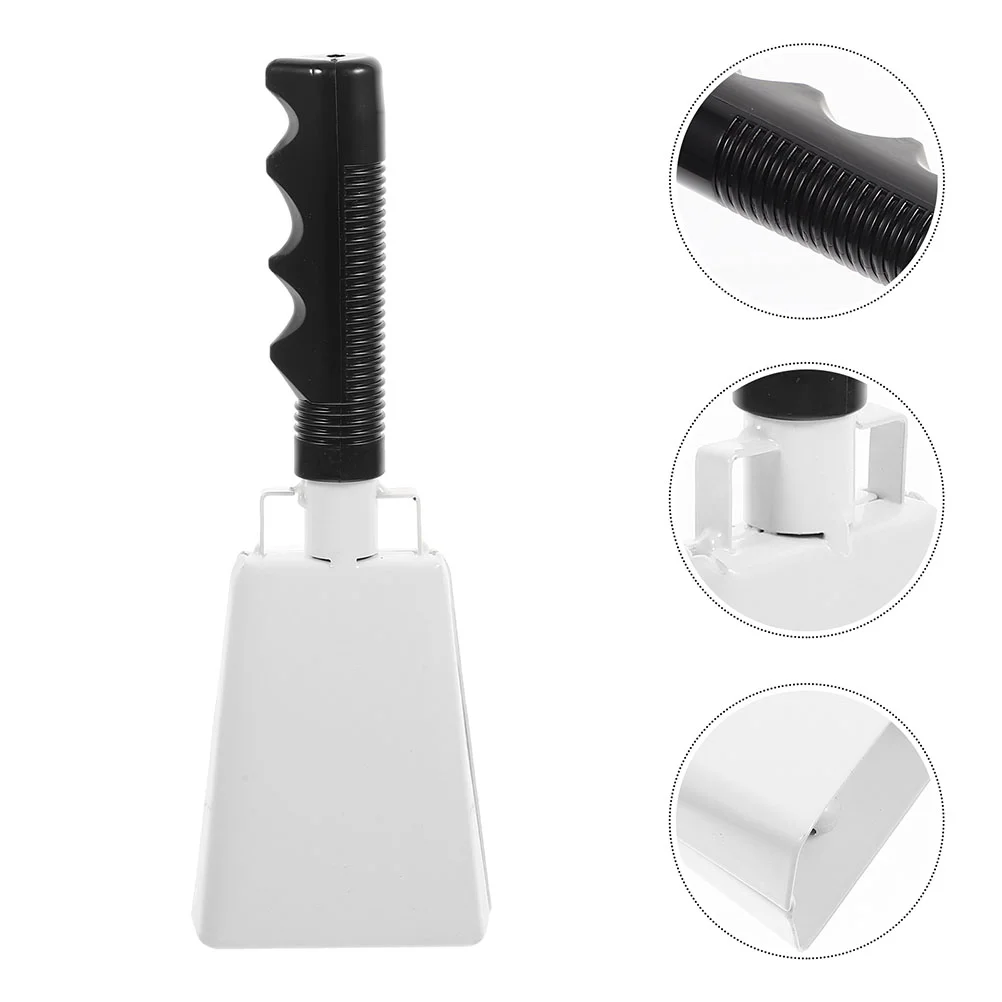 

Toy Drum Accessory Musical Instrument Cowbell Shaking Set Supply Sports Events Hand White Football Games