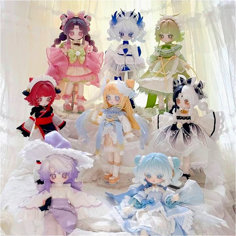 

New Timing Echo Kikura Solar Term Healing Series 1/12 Bjd Blind Box Diy Dressing Up Trendy Play Cute Movable Doll Gifts In Stock