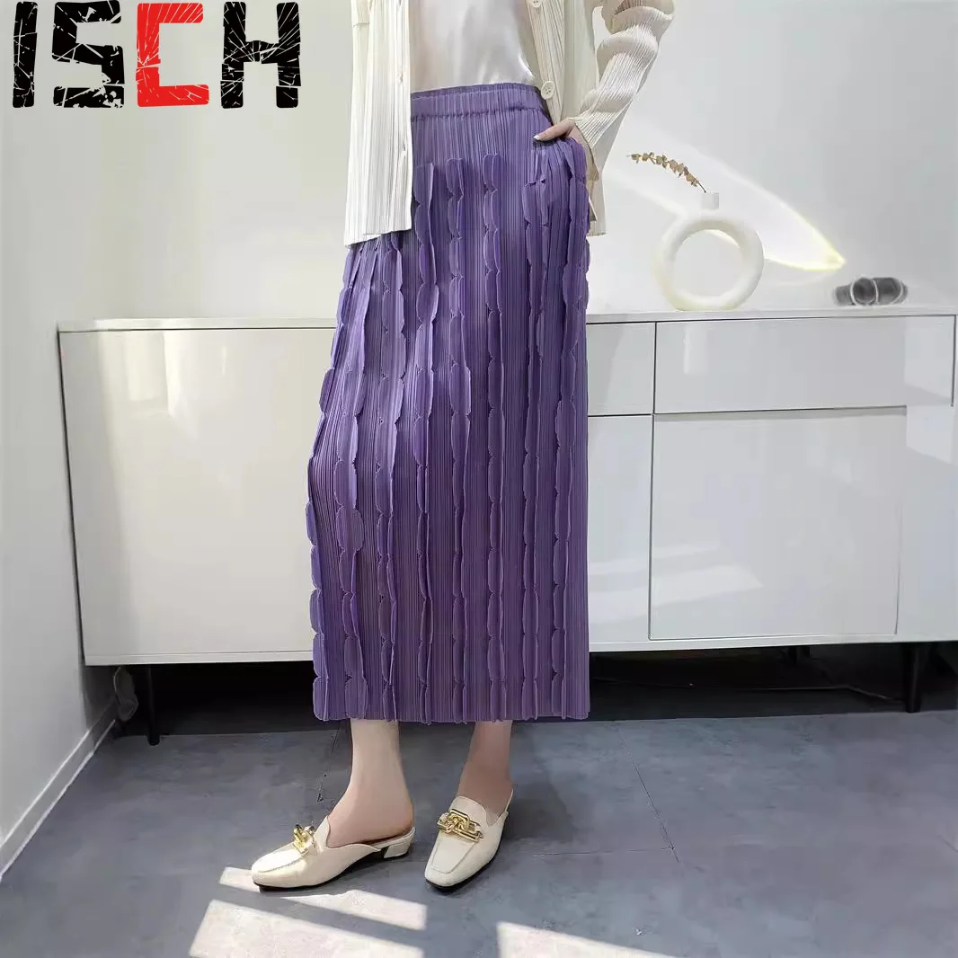 

Pleats Pleated Half Skirt Women's Fall 2024 Pleated Half Patch Comfortable Casual Pleated Skirt Sub Women Clothing Plus Size