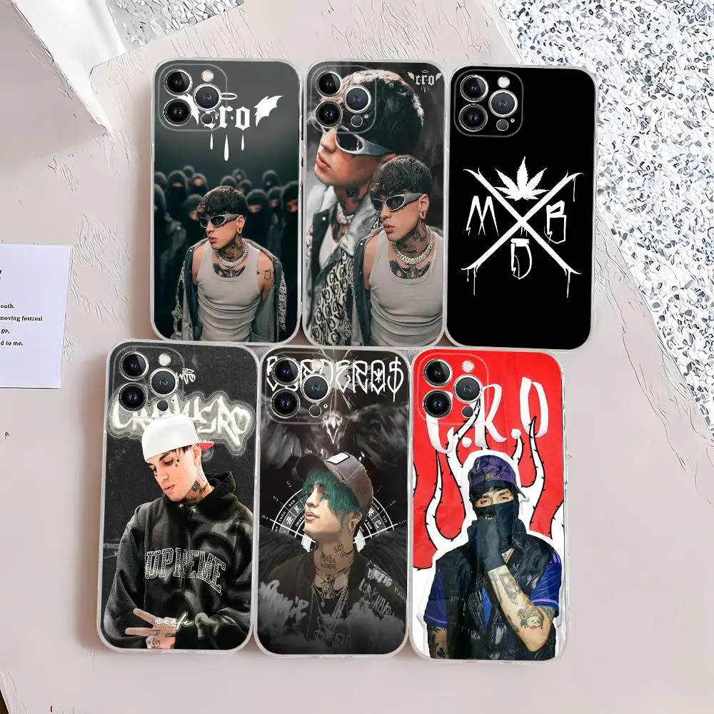 C.R.O Crocraxker Rapper Phone Case For IPhone 11 13 16 12 17 14 15 Pro Max Plus Soft Clear Back Cover Coque