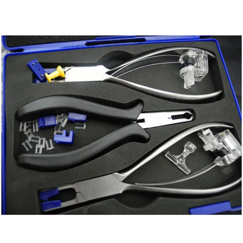 

Professional Eyeglasses Plier Set with Storage Box Rimless Disassembly Glasses Frames Optical Tools Repair Kit Repair Parts