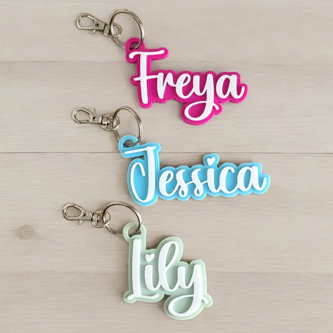 Custom Keychain - 1PC Personalized Name Laser Engraved DIY Accessory for Daily Use, Teens & Thoughtful Gifts image 4