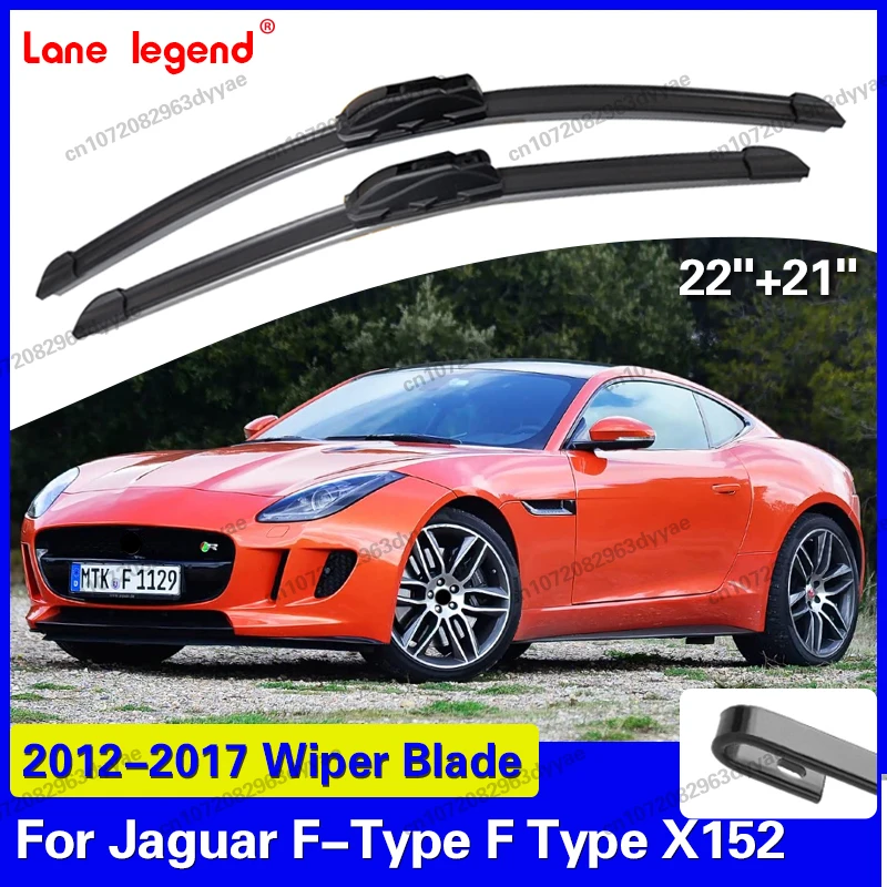 

Soft Rubber Car Wiper for Jaguar F-Type F Type X152 2012-2017 Front Wiper Blades Brushes Cutter Accessories Windscreen