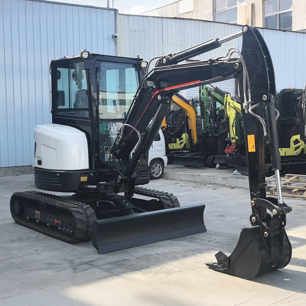 3.5 Ton Compact Mini Crawler Digger CE Certified Construction Excavator Custom Attachment Kit