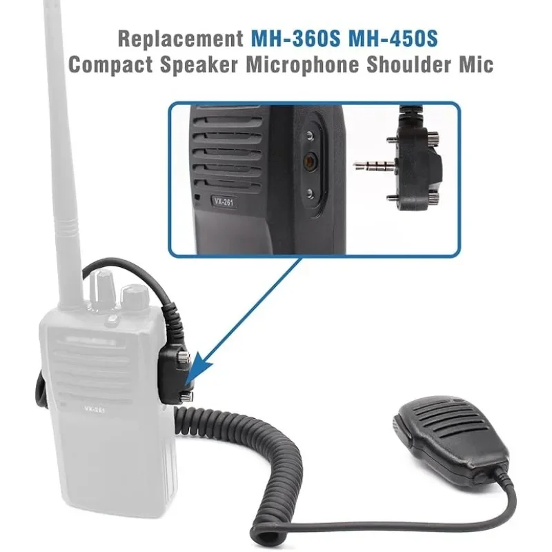 VX-231 VX-261 Radio Speaker Mic for Motorola Vertex VX-264 VX-231 VX-451 VX-454