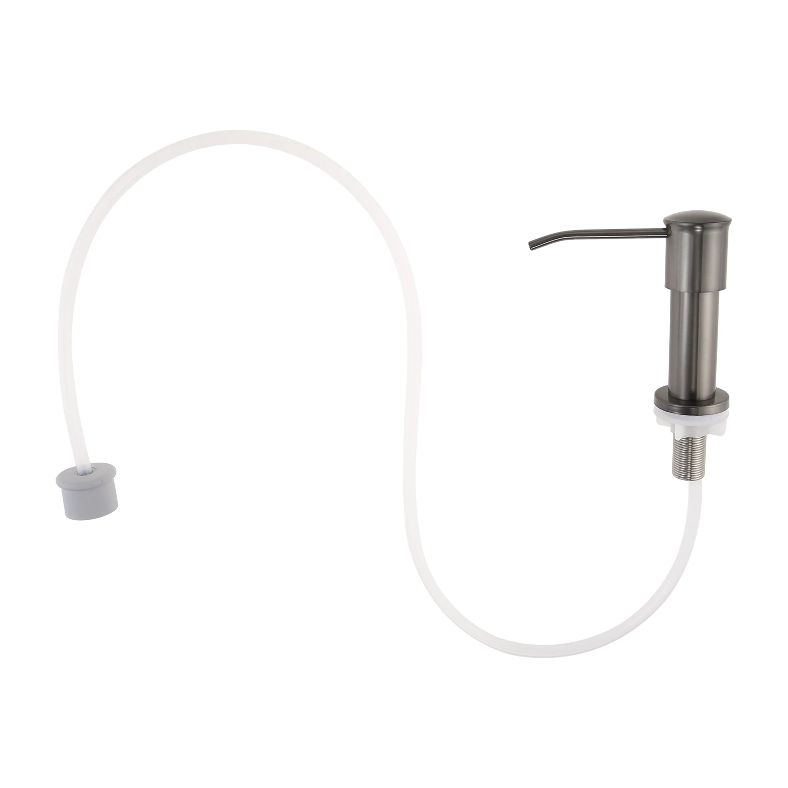 

Soap Dispenser for Kitchen Sink with Extension Tube Under Sink Soap Dispenser Pump No Need Constant Refilling Bathroom Hardware