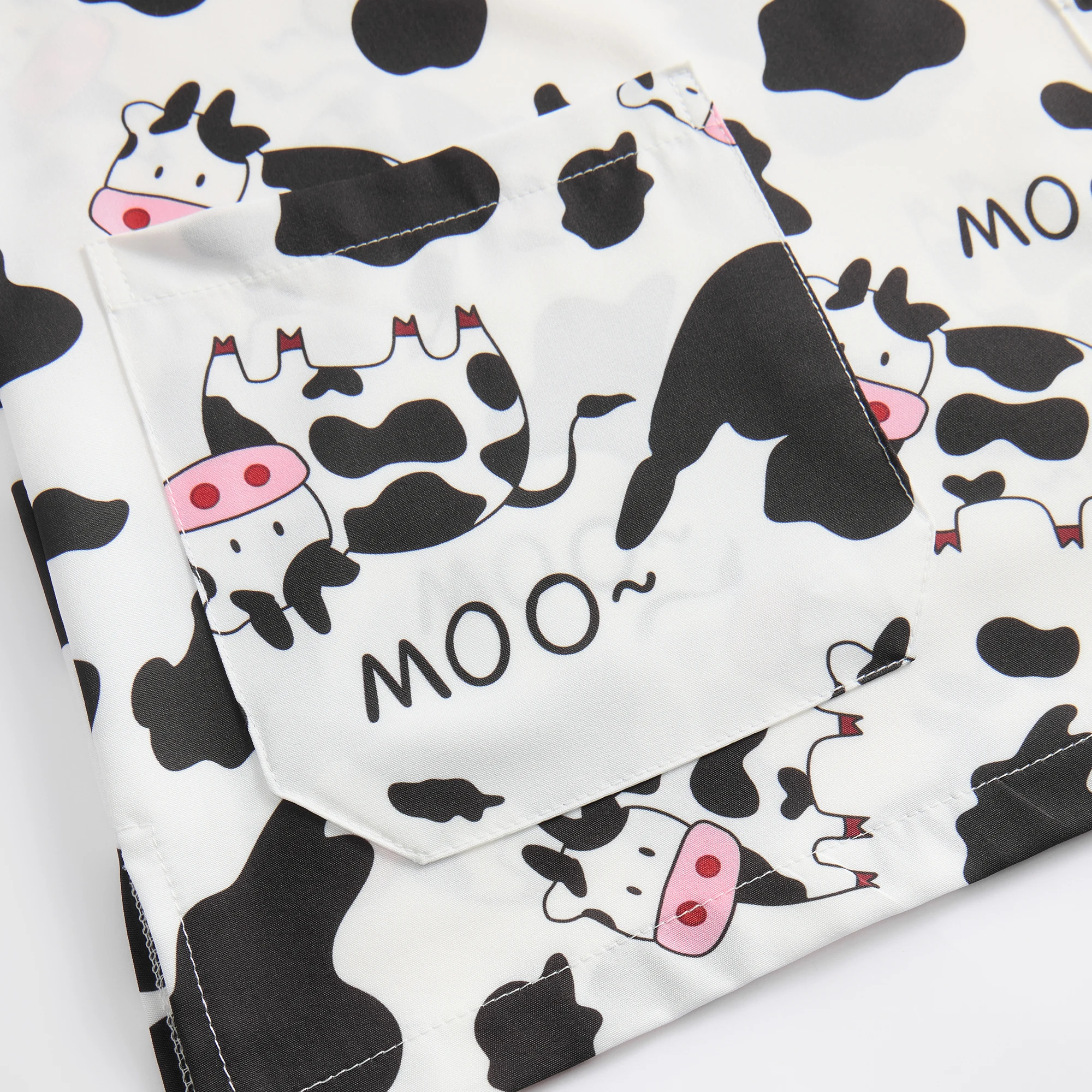 【Divertimento】 T-shirt da donna con stampa di mucca bianca e nera per cartoni animati chirurgici per infermiere, animali domestici, ospedale, abbigliamento da lavoro medico