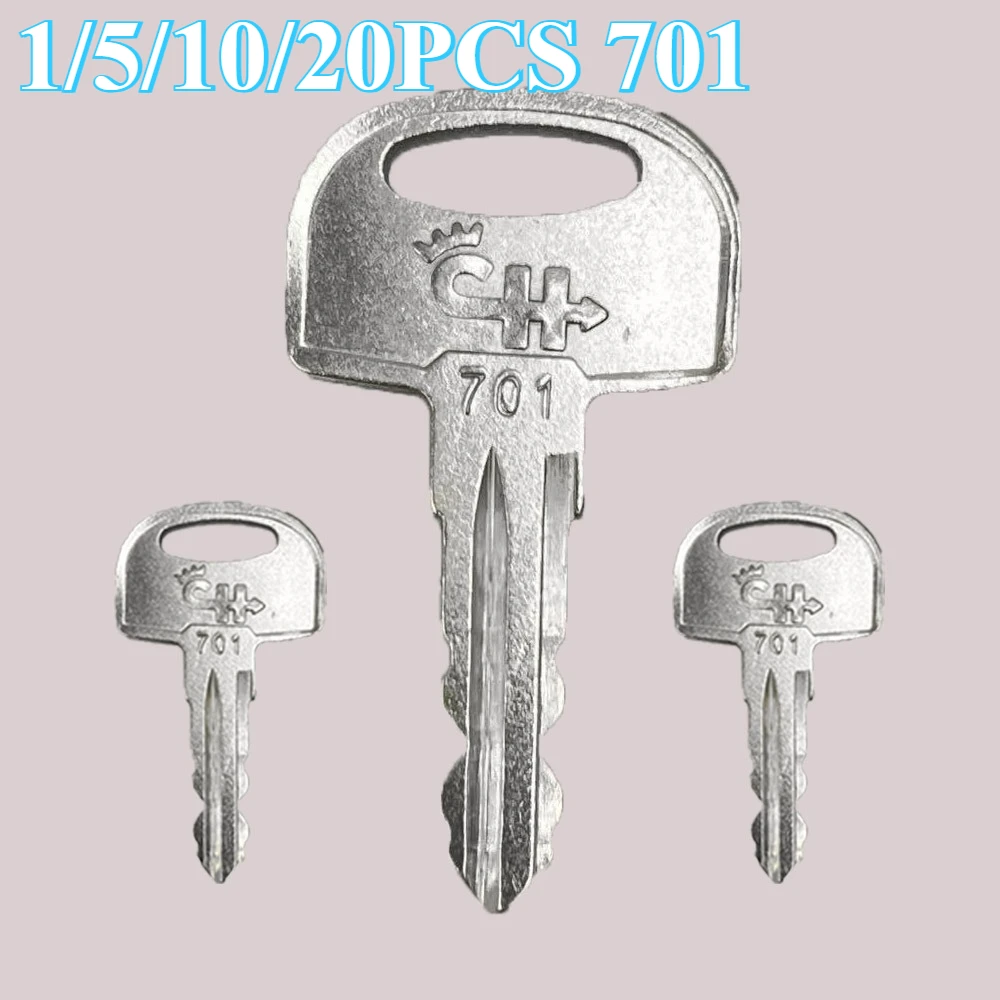701 Key Ignition Key Spare Key for Sany Mini Excavator Models SY16C SY26U SY35U
