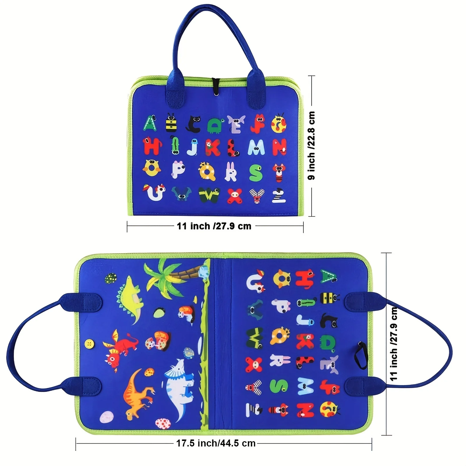 Libro de fieltro de juguete educativo Montessori para niños, bolsa ocupado, aprendizaje temprano, tablero ocupado, nuevo juguete con forma de