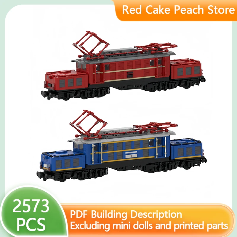 

City Car Model MOC Building Bricks 1020 Steam Locomotive Train Modular Technology Gifts Holiday Assemble Children Toys Suit