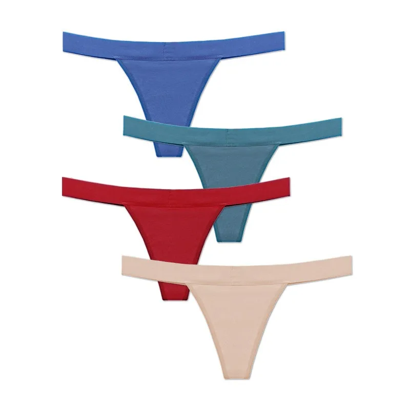 Tanga Menstrual multicolor de alta elasticidad, pantalones cómodos de 4 capas a prueba de fugas