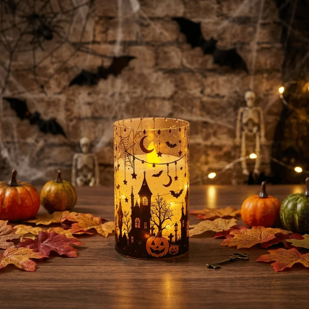 Creative LED Flameless Candles Cordless Decorative Electronic Candle Light Simulated Candle Light Waterproof