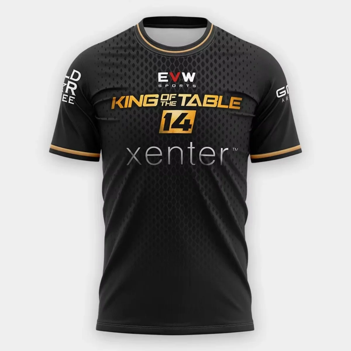 King of the Table 14 Arm Wrestling Jersey EVW Sports KOT14 Men's Competition T-Shirt Quick Dry Professional Training Apparel