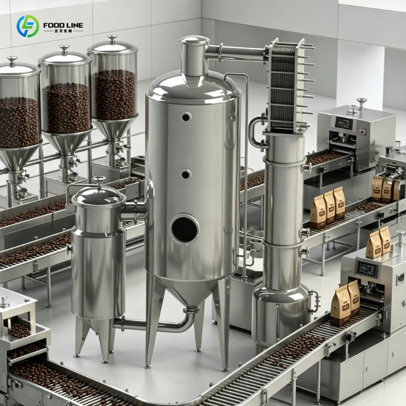 Evaporation Machine Thermal Concentrating System Low Temperature Efficient Steam Powered for Tea Extract Processing