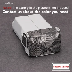 Hinefilm Skin for Mini3 Pro Battery Decal Skin Wrap Film Mini 3 Pro Battery Sticker Protector film