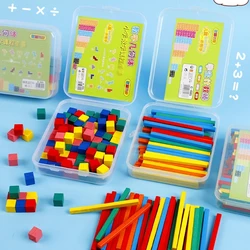 Plastic Cuisenaire Rods Individual Set, Math Manipulatives, Montessori Math Rods Y3NC