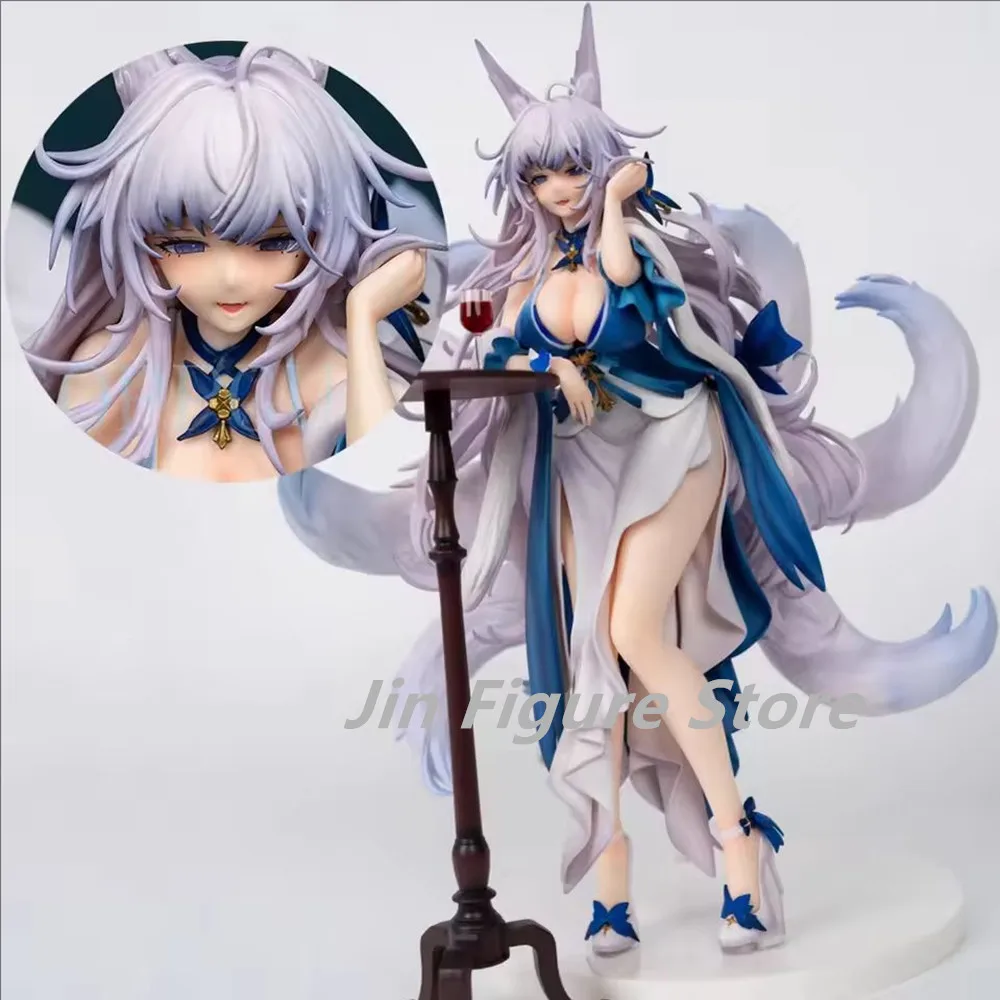 

28cm Azur Lane Figure Shinano Ijn Akagi Anime Girl Pvc Action Figure Toy Nine Tailed Fox Game Statue Adult Collection Model Doll