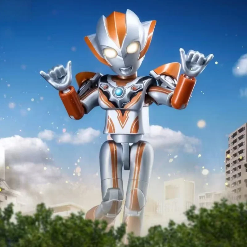 بلوكات جديدة الترامان تجميع اللبنات نموذج ستار تألق الطبعة الفصل 16 الريغا لعبة متنقلة حلية جمع هدية