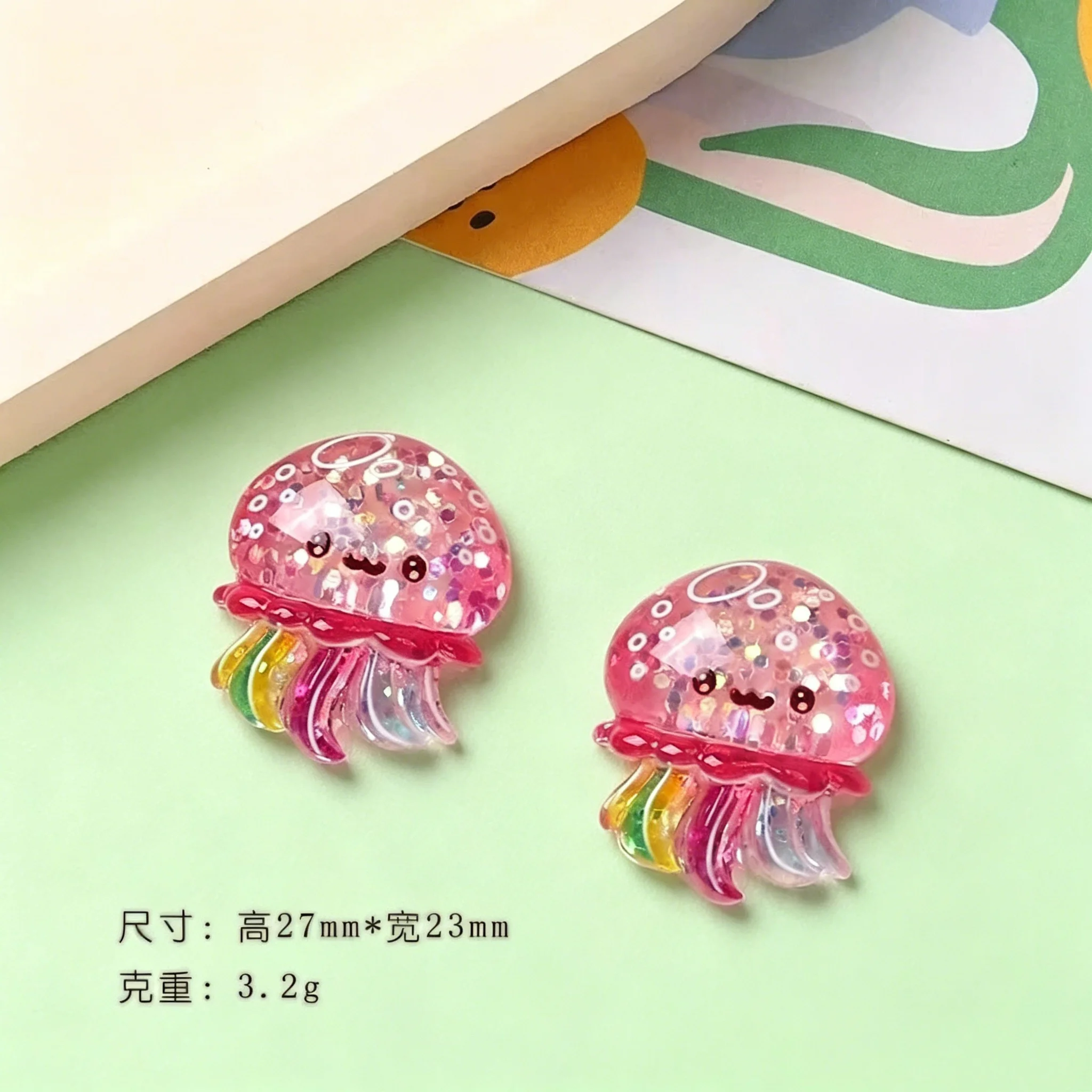 10個入り パステルカラー シャイニーオーシャン フラットバ - Resin Art Glitter のレビューと価格