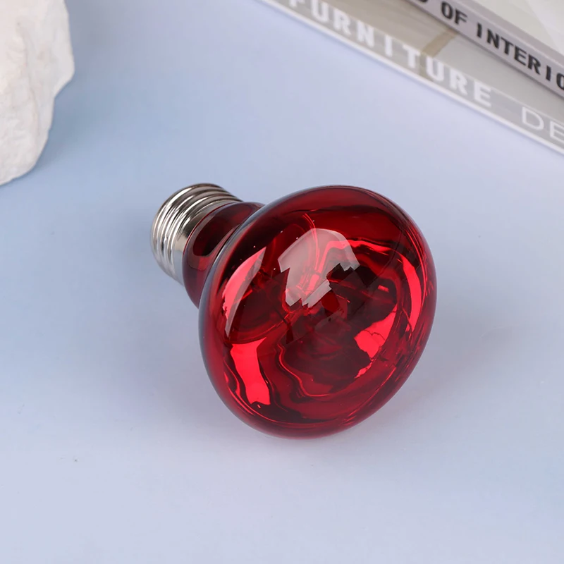 Reptile Bulb Soft Red Light E27 UVA Poultry Bulb Infrared Night Light Day Poultry Heating Bulb Amphibian Snake Lamp