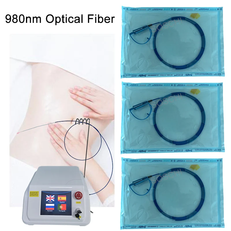 2025 Practical Hot Sale 980nm 1470nm Liposuction Bare Fiber SMA905 Professional Vein Laser Treatment Device