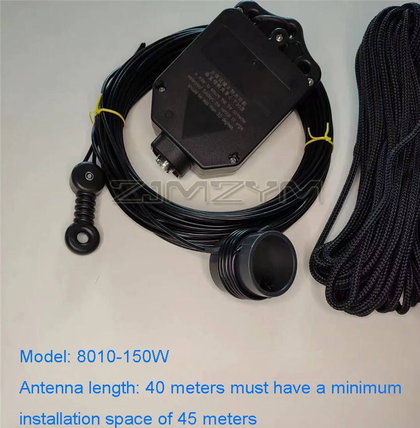 JYR8010 150W 8 Band Multi-directional HF Shortwave End-Fed Antenna Straight Deployable EFHW Ham Radio Antenna