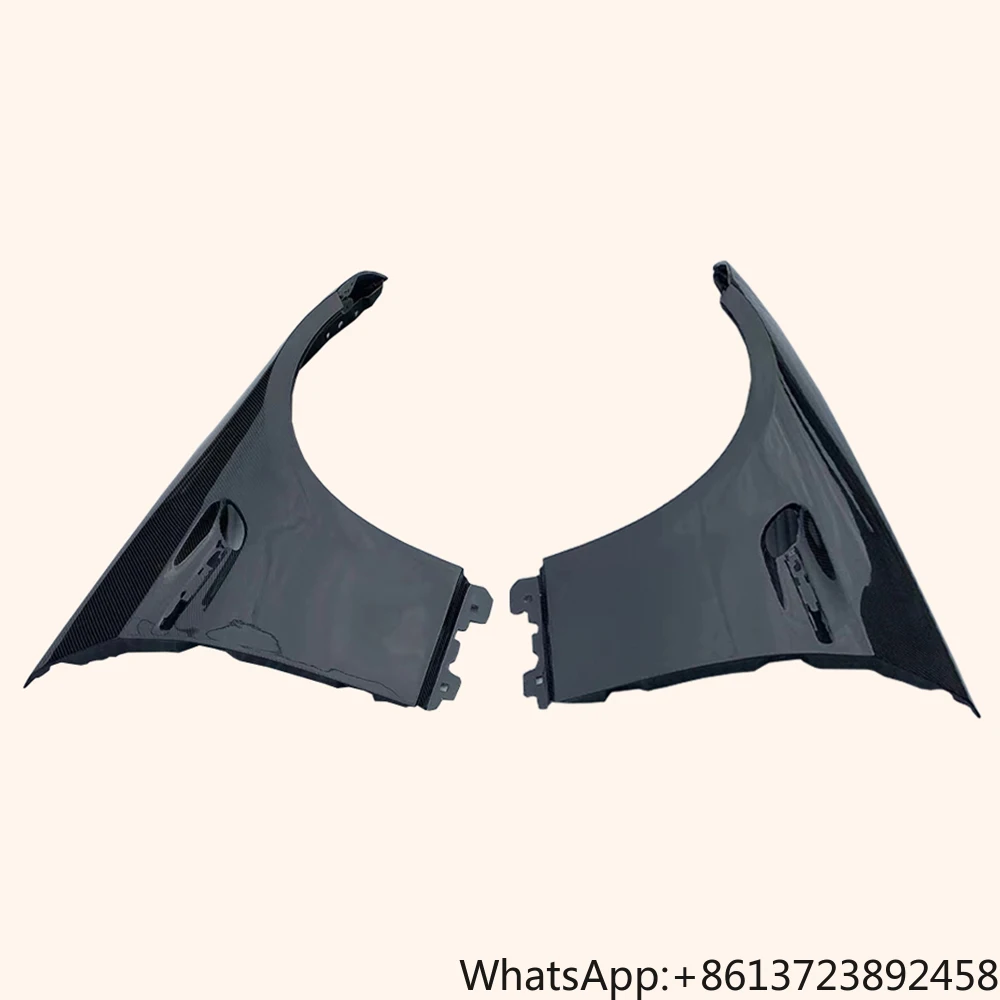 

For BMW E92 Real M3 OE Style Front Bumper Hood Fender Pair Carbon Fiber