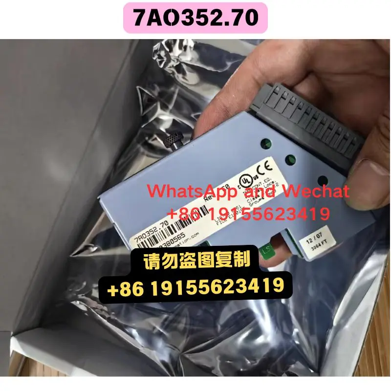 Brand new Original imported and used OEM disassembled parts 7AO352.70 PLC module Functional test OK Quick delivery