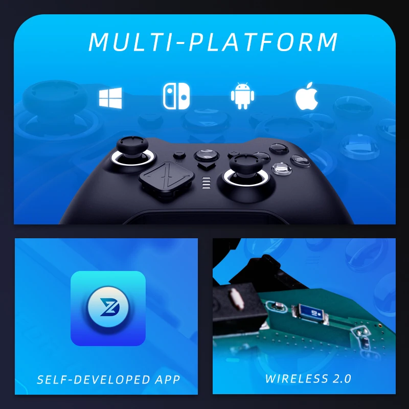 Zd O+Ausgezeichneter Gaming-Controller Elite Modular Sensory Rgb Switch Telefon Bluetooth-Controller Ns Tablet Steam anpassbar