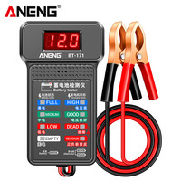 ANENG BT-171 Electrician Battery Detector Suitable For 12v Battery with Alligator Clips LED Battery Status Indicator Electrician