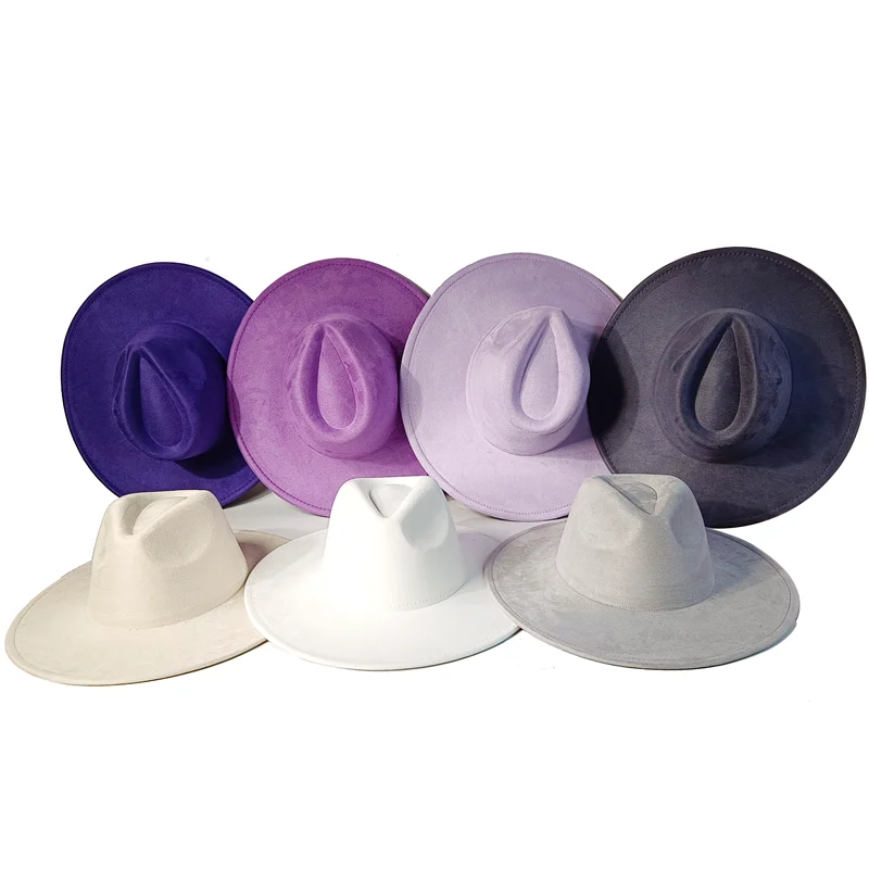 For Burning Suede Fedora Rancher Hats Blank Hats for Burning Multicolor Heart Shaped Top 9.5cm Brim Unisex Jazz Hat Church Hat