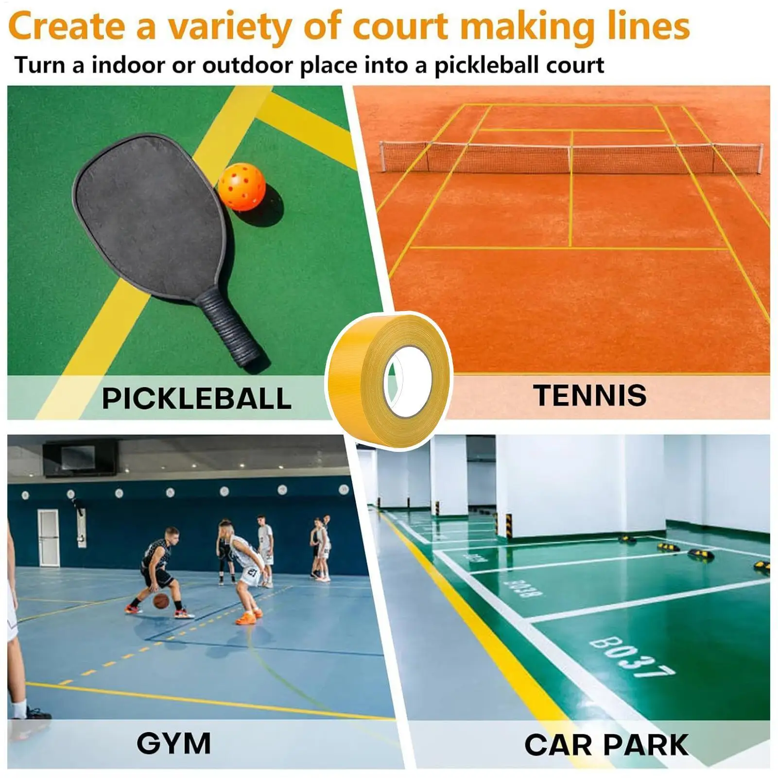 خطوط كرة البيسبول 0.16 × 164 قدم مرنة وسم التصاق التدريب المؤقت أشرطة محكمة كرة البيسبول للتنس في الهواء الطلق والجولف الداخلي