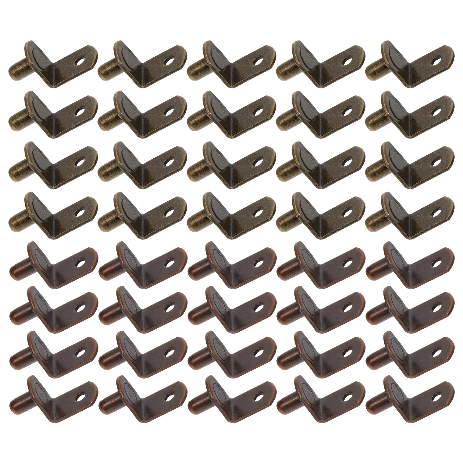 

80pcs Shelf Support Pegs Cold Rolled Steel Durable Bookcases Cabinets Glass Display Kitchen Brackets Fixing Hardware Clapboard