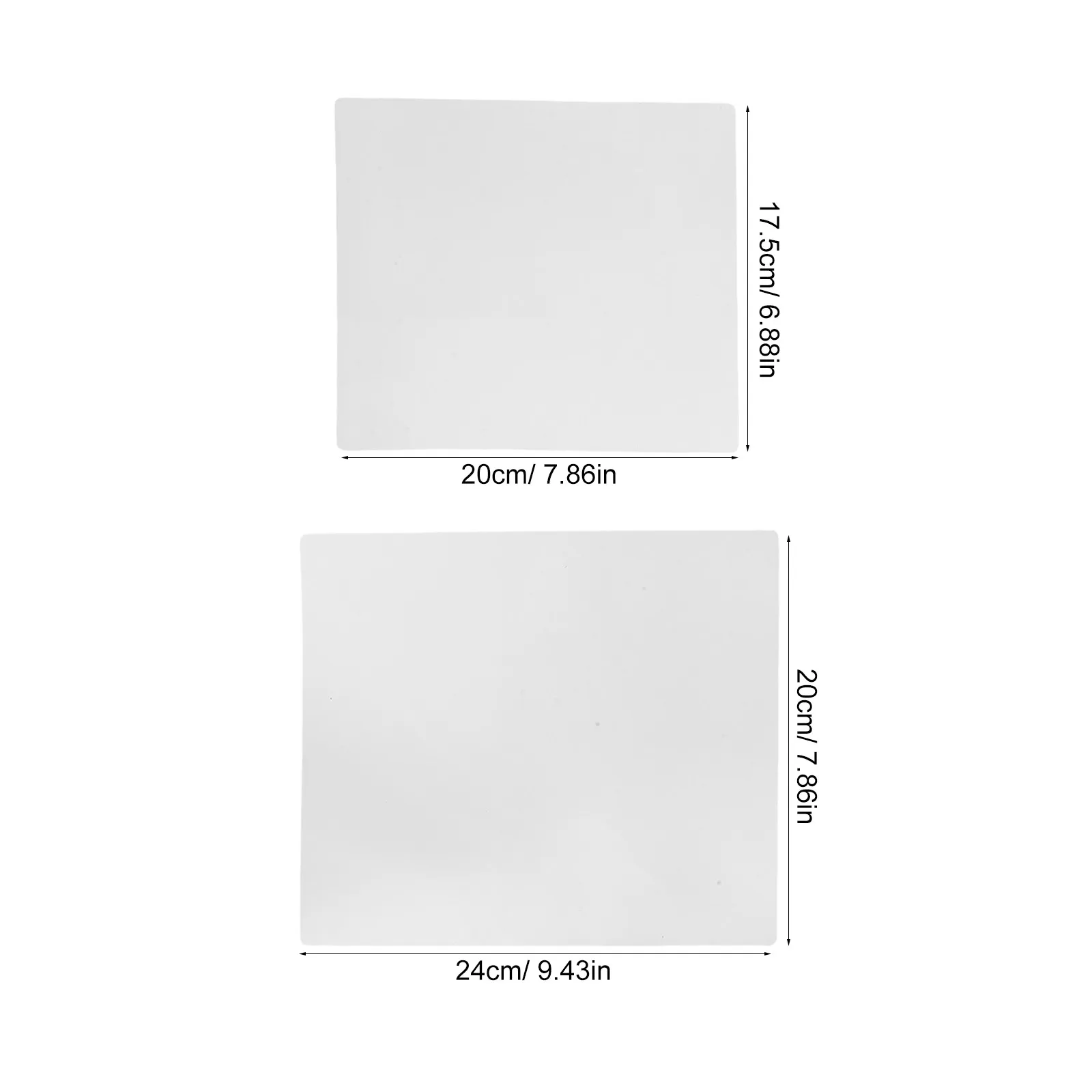4Pcs Anti Fog Shower Mirror Film Waterproof Bathroom Defogger Protective Sheet Clear Steam Proof Mirror Sticker 175x200mm