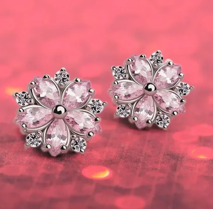 New Feather Crystal from Austrian For Woman Retro Palace fashion creative Earrings classic retro micro set hot Fashion Jewellery