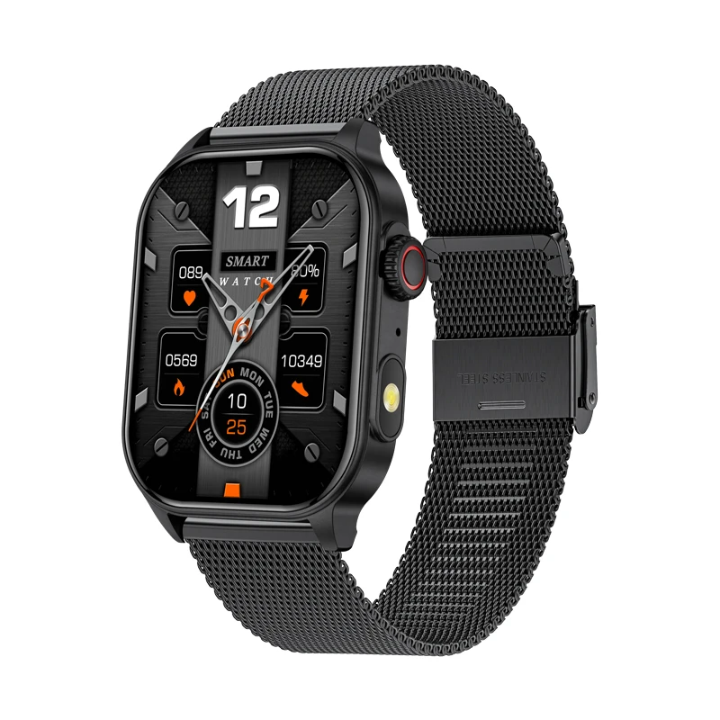 LIGE New Smart Watch For Men Women 2.01" HD Display Health Monitor Sports Fitness Watches AI Voice Bluetooth Call Smartwatch Man