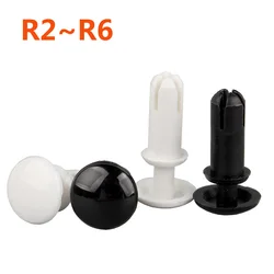 Nylon Rivets Pressing Button Plastic R Type/Type PC Plate Plastic Female Rivets Nylon Rivets R2/2.7/3.1/3.6/4.1/5.1/6.1mm
