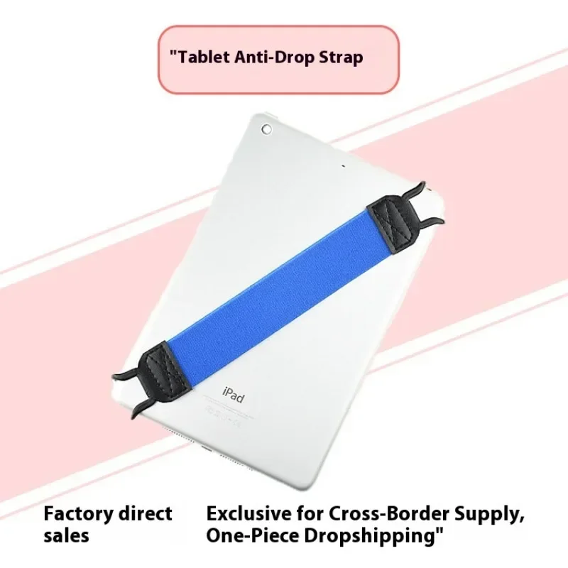 

Tablet Strap Stand for iPad Lazy Holder Non Slip Adhesive Grip Compatible with iPad Pro for Single Hand Operation and Support