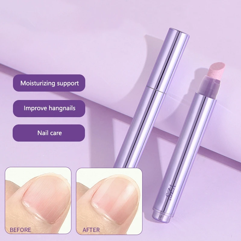 Nagelverzorgingspen Verwijdert dode huid Tackles Randen Reparaties Beschadigde nagels Polijstmiddel Essentiële olie Voedt keratine voor nagelverzorging