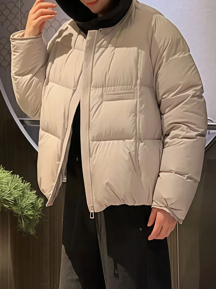 

Winter Thiened down Cotton Jaet Women's Casual Faionable Large Size Cotton Coat Warm Outerwear Loose Fit Zipper Closure