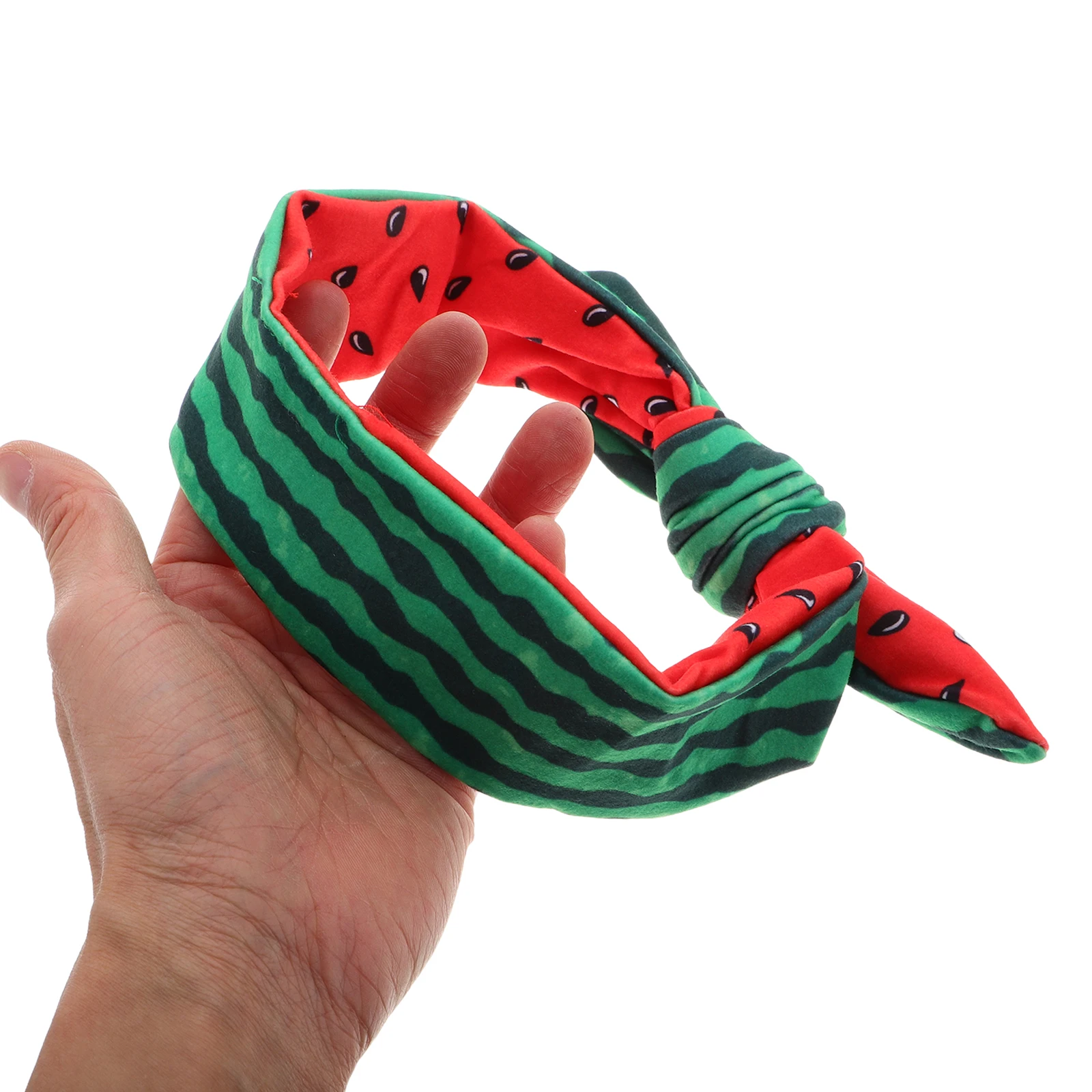 

3Pcs Watermelon Hairbands Girls Elastic Toddler Headbands Baby Bow Ties Rabbit Ears Hair Accessories