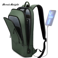 Heroic Knight Backpack for Men Business Slim Backpack Tablet Light Weight Travel Backpack 14\