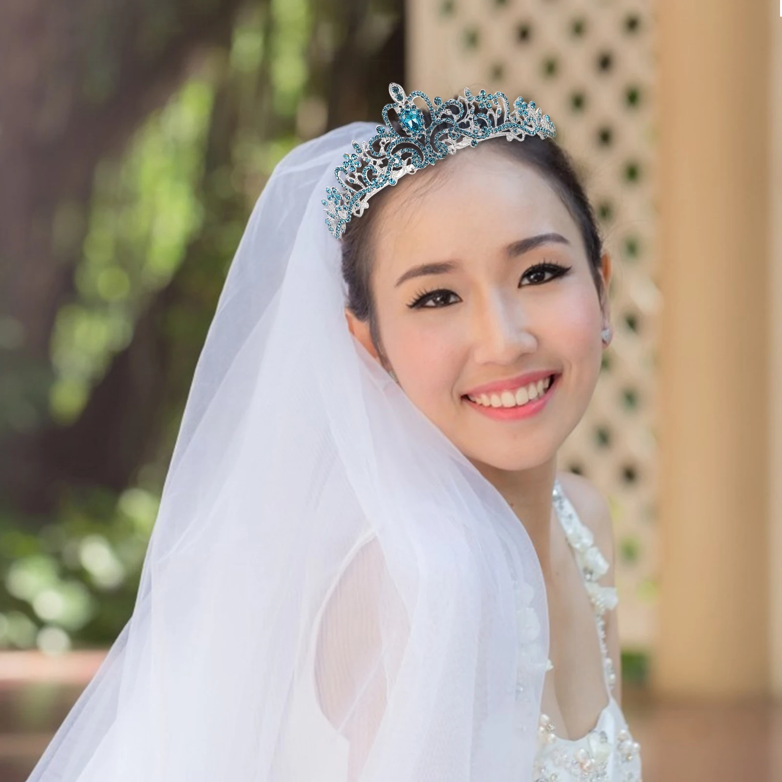 

Alloy Rhinestone Crown Bride Accessories Girls Wedding Headdress Tiara Celebration Decor Durability Practical Long Term Wear