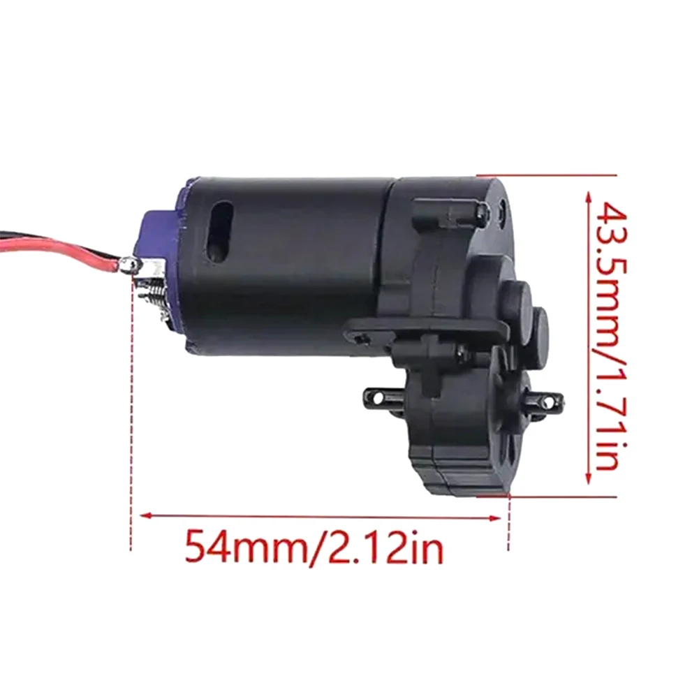 RC car Transmission motor set suitable for 1/18 TRAXXAS remote-controlled tracked vehicle TRX4M Mustang Defender