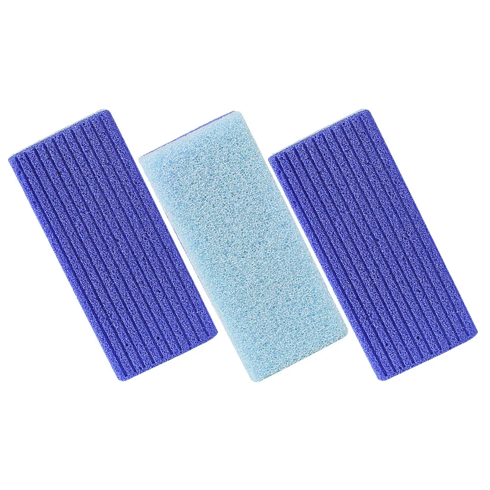 

3pcs Pedicure File Callus Remover Foot Scrubber Dead Skin Remover Ergonomic Handle Reusable Foot Care Trimmer Pumice Stone For
